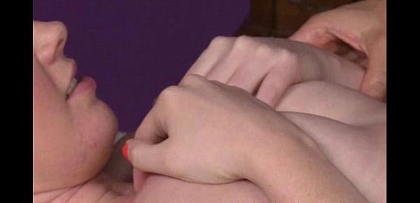  Lesbian masseuse licking shy redhead